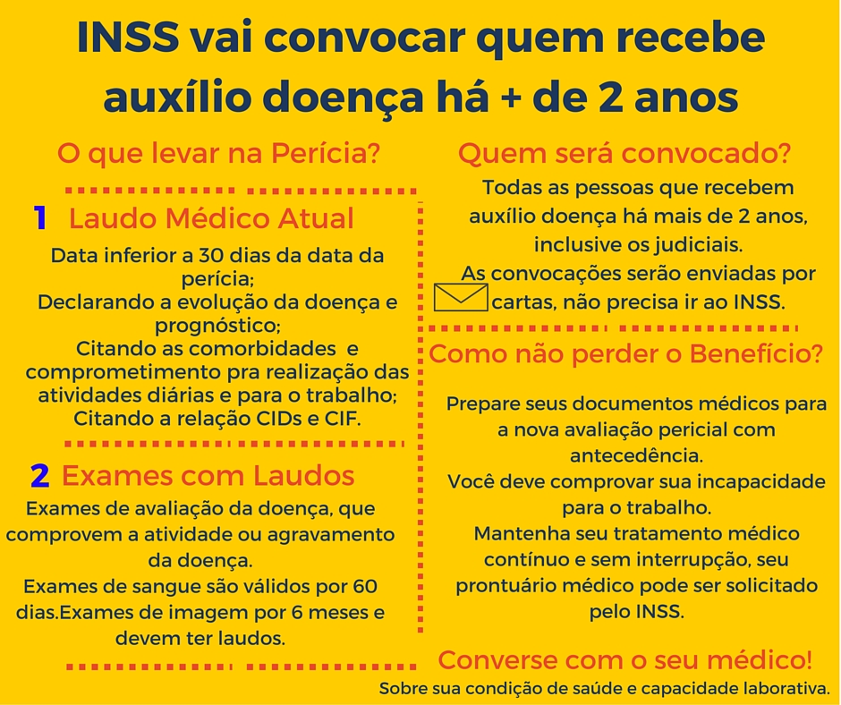 INSS vai convocar quem recebe auxílio doença há + de 2 anos (1)