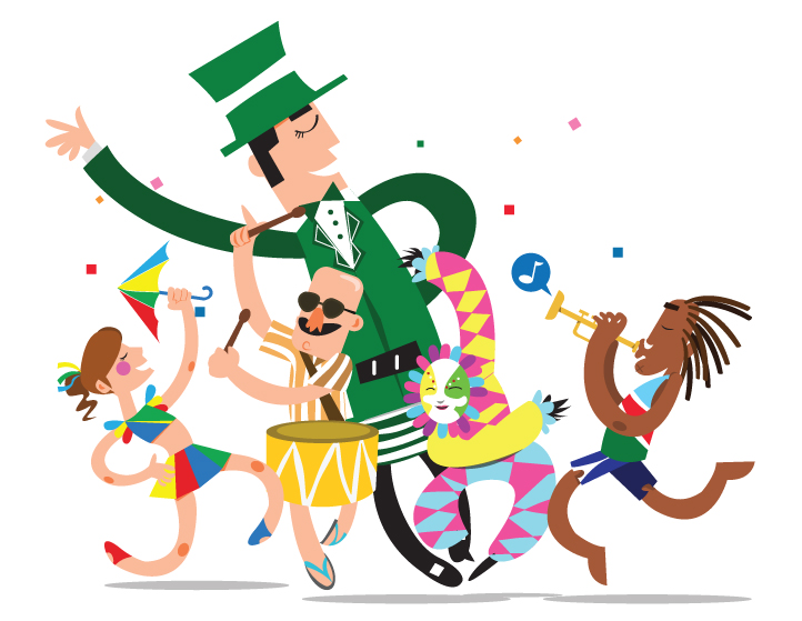 No Carnaval, cuidado para não se lesionar!