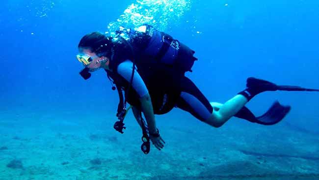 Prática de mergulho e a dor nas costas