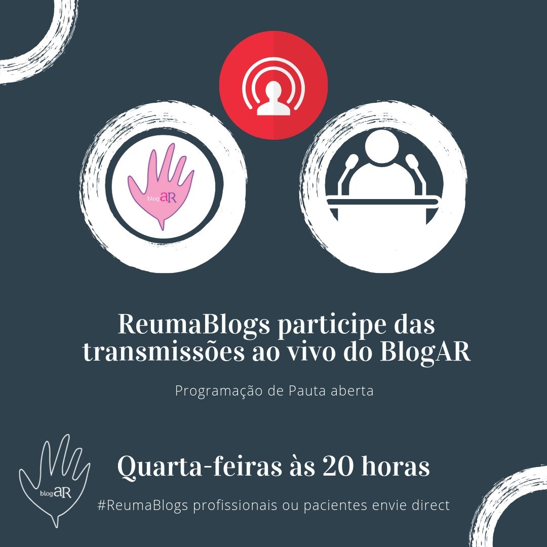 Convite para ReumaBlogs: ReumaLive do BlogAR
