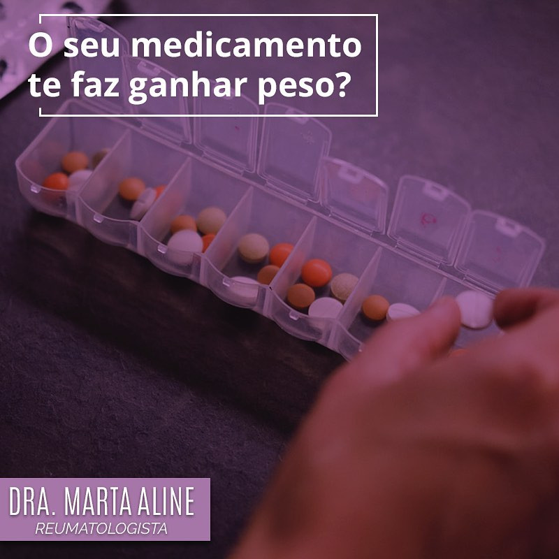 O seu medicamento te faz ganhar peso