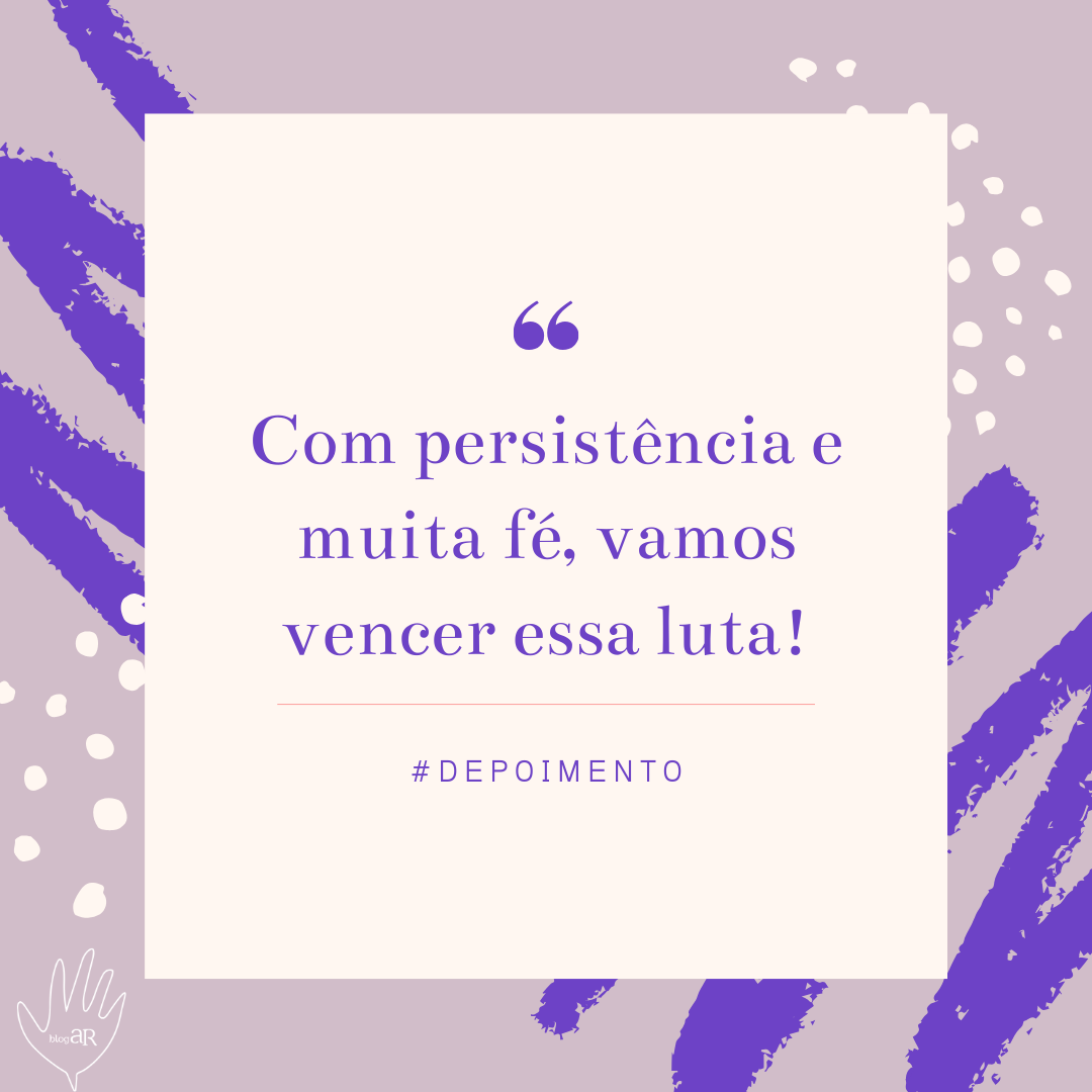 Muita paciência e fé