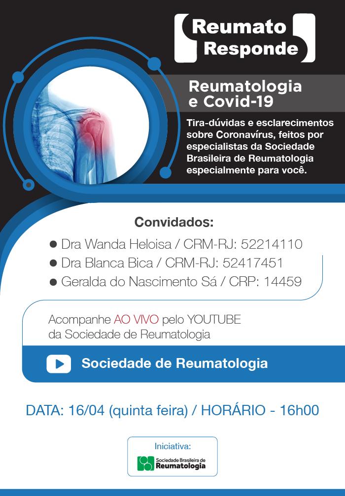 Reumato Responde: Reumatologia e o Covid-19