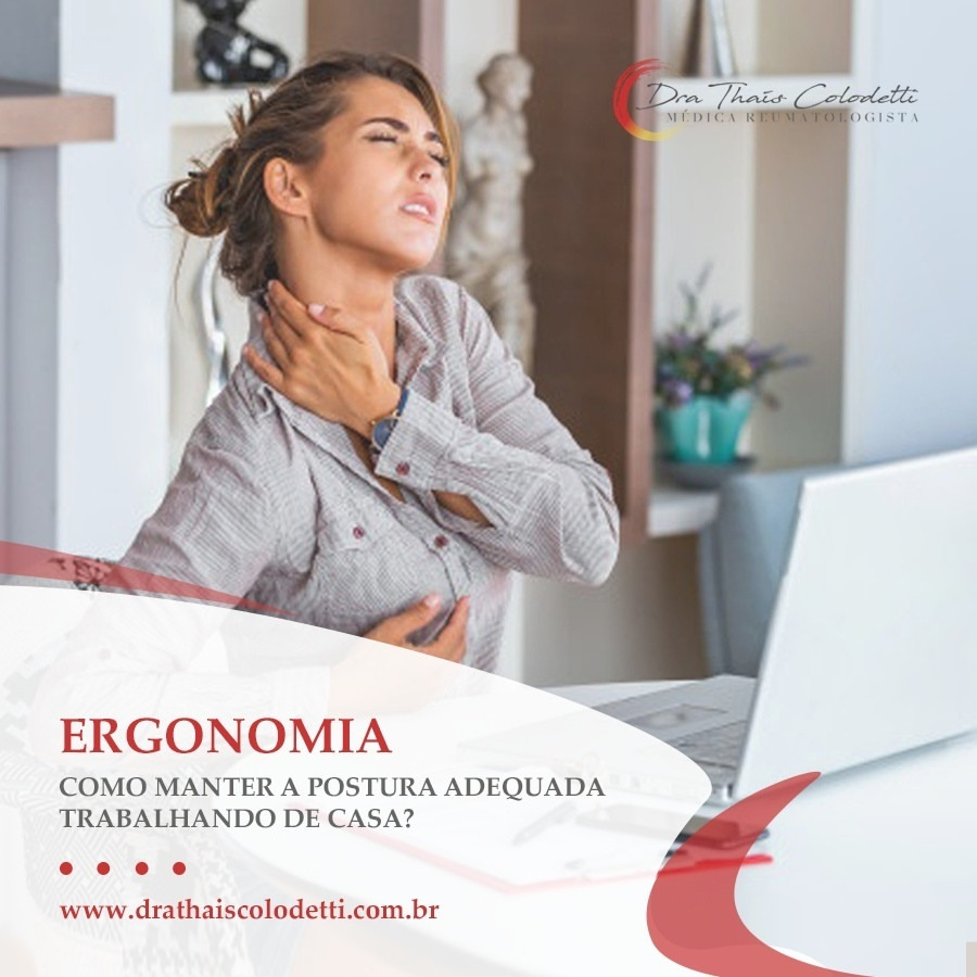 Ergonomia – Como manter a postura adequada trabalhando de casa?