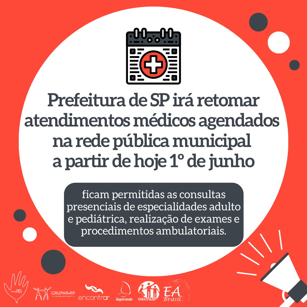 Prefeitura de SP irá retomar atendimentos médicos agendados na rede pública municipal a partir de 1º de junho