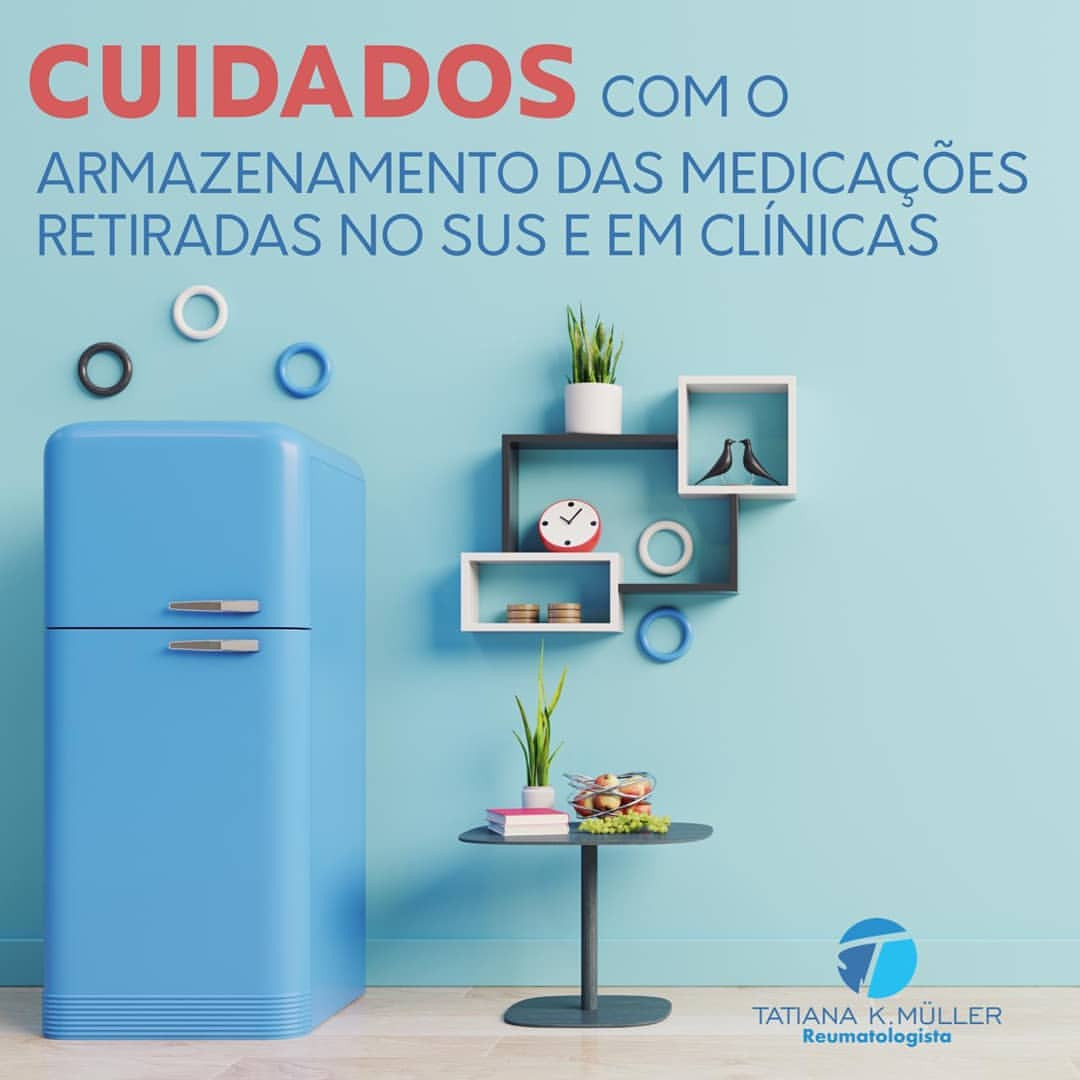 Cuidados com o armazenamento de medicações
