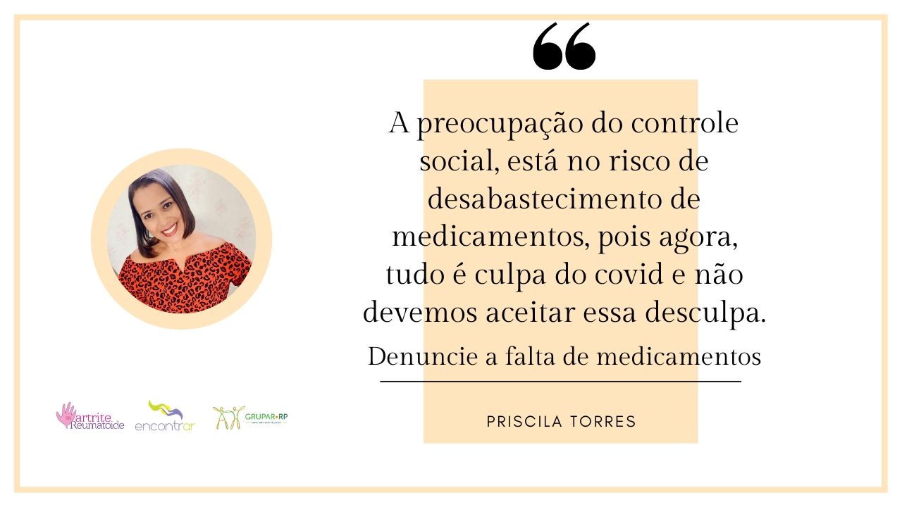 Covid:  O controle social está preocupado com a falta de medicamentos para doentes crônicos no SUS e nos balcões das farmácias 