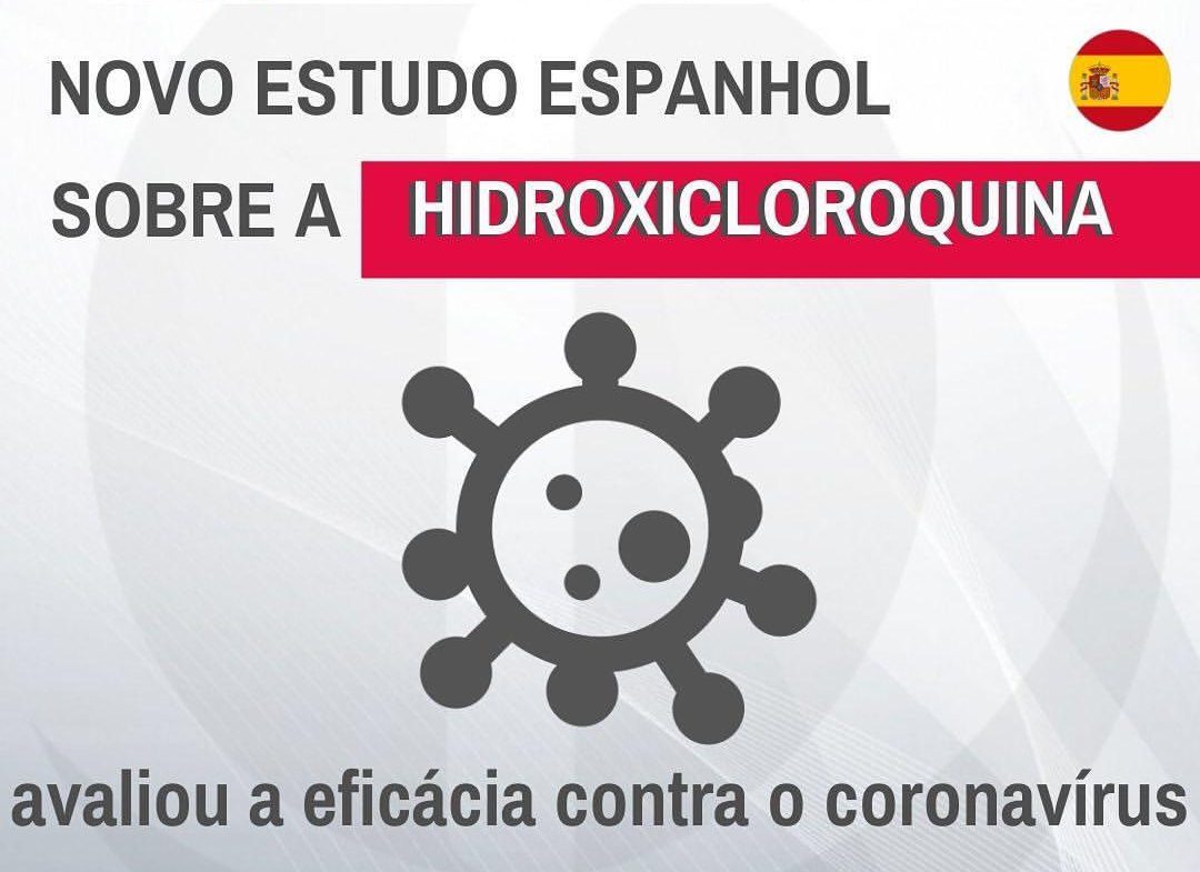 Novo estudo espanhol sobre a hidroxicloroquina avaliou a eficácia contra o coronavírus