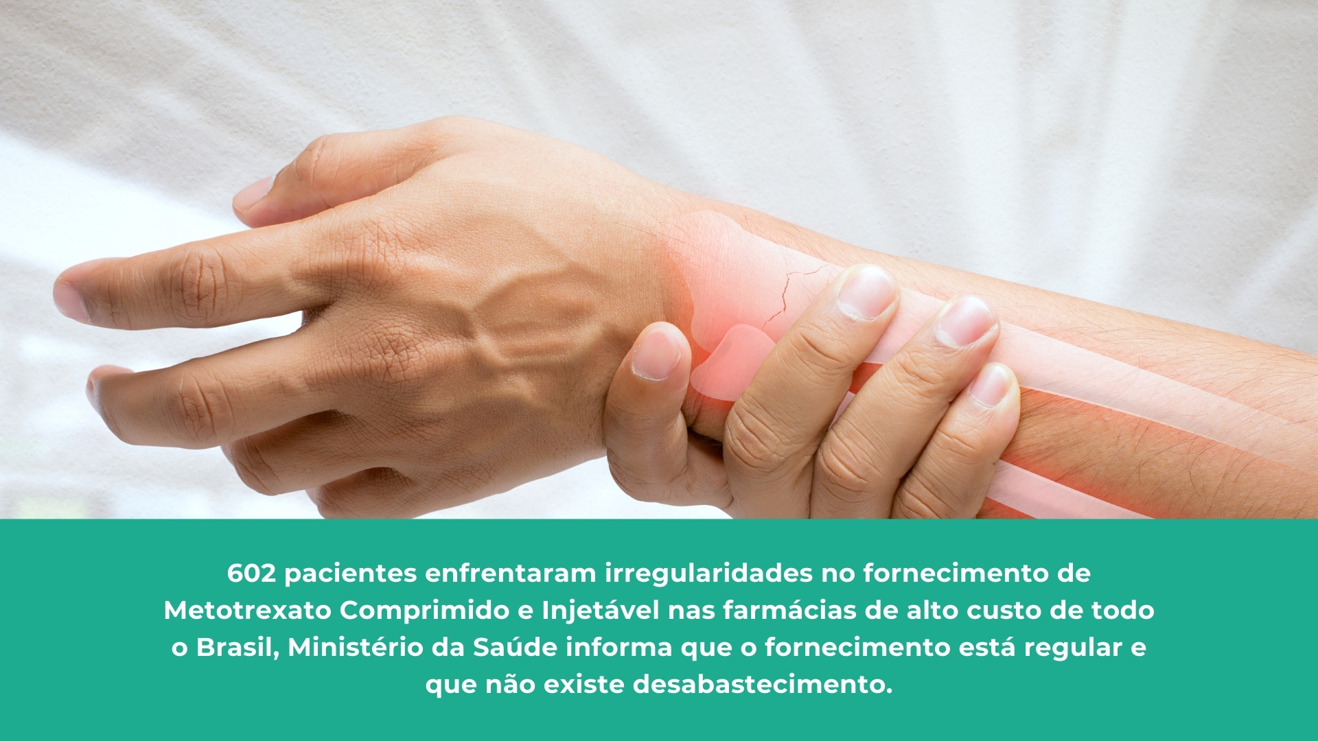 Disponibilidade de Metotrexato comprimido e injetável no SUS