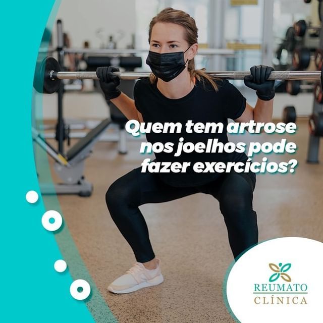 Quem tem artrose nos joelhos pode fazer exercícios?