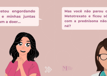 Dra, estou engordando muito e minhas juntas voltaram a doer…
