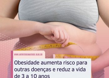 Obesidade aumenta risco para outras doenças e reduz a vida de 3 a 10 anos