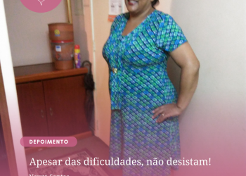 Apesar das dificuldades, não desistam!