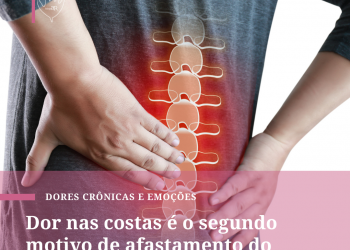 Dor nas costas é o segundo motivo de afastamento do trabalho no Brasil