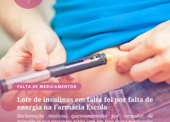 Lote de insulinas em falta foi por falta de energia na Farmácia Escola