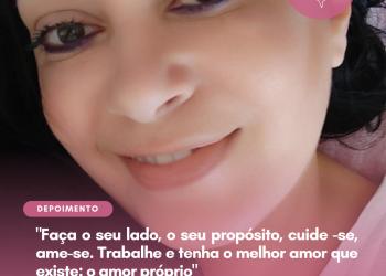 Faça o seu lado, o seu propósito, cuide -se, ame-se. Trabalhe e tenha o melhor amor que existe: o amor próprio