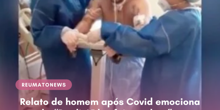 Relato de homem após Covid emociona a web: “Perdi 45 kg, foi uma luta”