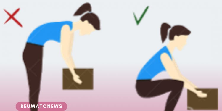 Você sabe como apanhar um objeto no chão da forma mais adequada para a coluna?