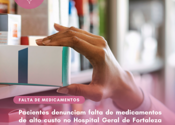 Pacientes denunciam falta de medicamentos de alto custo no Hospital Geral de Fortaleza por mais de 10 dias