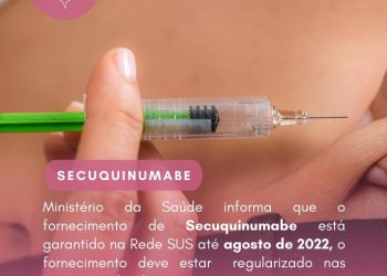 Disponibilidade de Secuquinumabe nas farmácias de alto custo: março de 2022