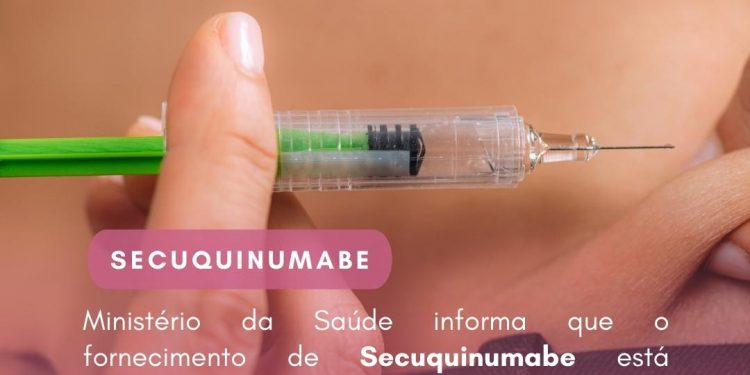 Disponibilidade de Secuquinumabe nas farmácias de alto custo: março de 2022