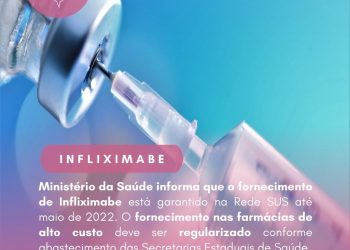 Disponibilidade de Infliximabe nas farmácias de alto custo: março de 2022