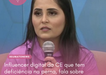 Influencer digital do CE que tem deficiência na perna, fala sobre preconceito e superação
