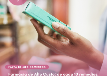 Farmácia de Alto Custo: de cada 10 remédios, quatro estão em falta