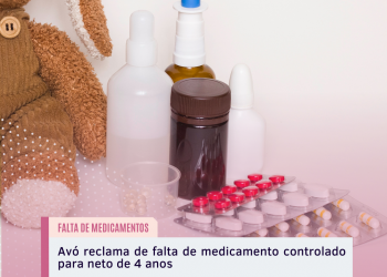 Avó reclama de falta de medicamento controlado para neto de 4 anos