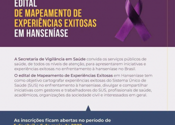 Ministério da Saúde abre inscrições para premiar iniciativas relacionadas ao combate à Hanseníase