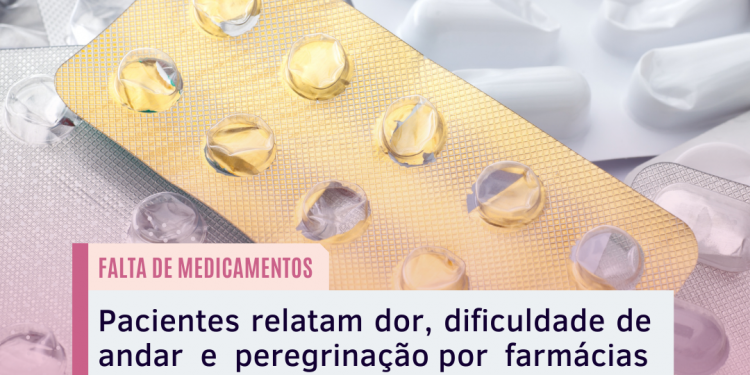 Pacientes relatam dor, dificuldade de andar e peregrinação por farmácias