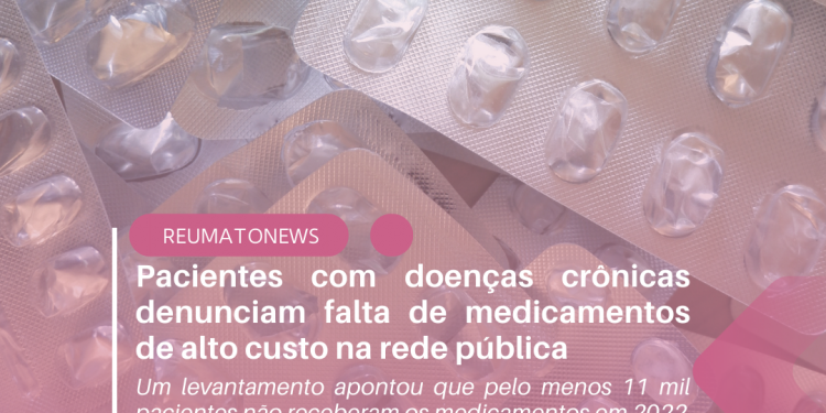 Pacientes com doenças crônicas denunciam falta de medicamentos de alto custo na rede pública