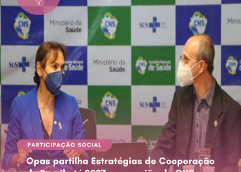 Opas partilha Estratégias de Cooperação do Brasil até 2027 em reunião do CNS