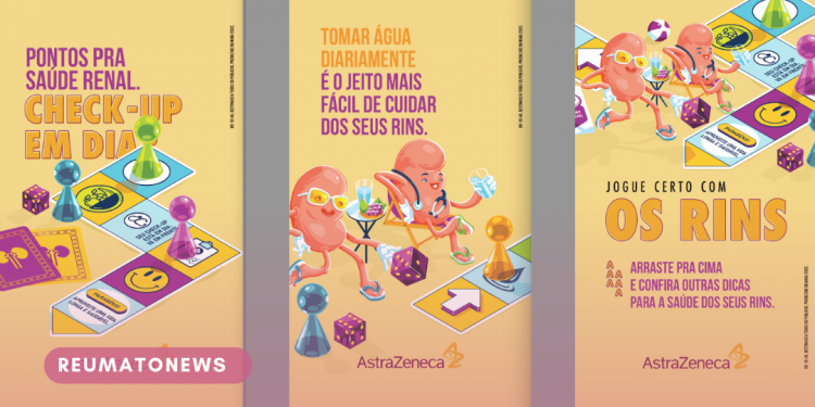 AstraZeneca lança campanha para chamar atenção aos cuidados com os rins 