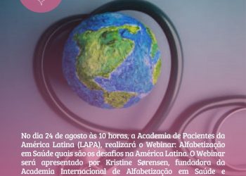 Webinar: Alfabetização em Saúde quais são os desafios na América Latina
