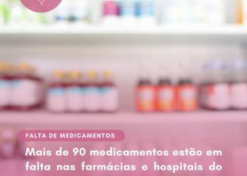 Mais de 90 medicamentos estão em falta nas farmácias e hospitais do estado