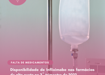 Disponibilidade de Infliximabe nas farmácias de alto custo no 3º trimestre de 2022