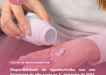 Disponibilidade de Upadacitinibe nas nas farmácias de alto custo no 3º trimestre de 2022