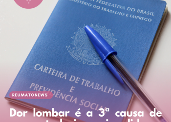 Dor lombar é a 3ª causa de aposentadoria por invalidez