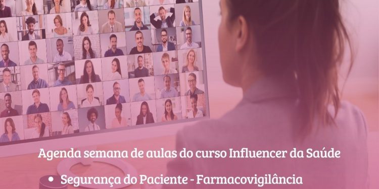 Agenda semana do curso de influencer da saúde: segurança do paciente, alfabetização em saúde e recursos digitais gratuitos