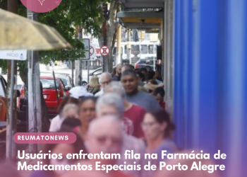 Usuários enfrentam fila na Farmácia de Medicamentos Especiais de Porto Alegre