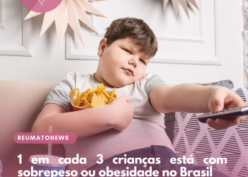 1 em cada 3 crianças está com sobrepeso ou obesidade no Brasil