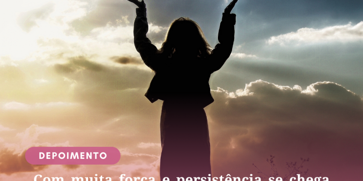 Com muita força e persistência se chega longe, é só acreditar!