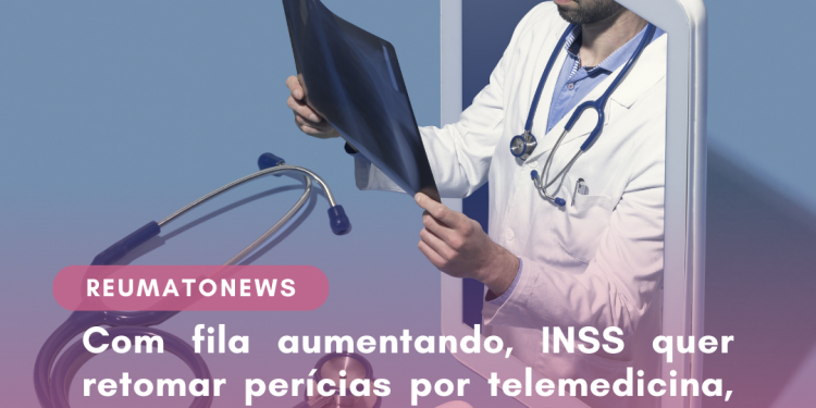 Com fila aumentando, INSS quer retomar perícias por telemedicina, mas médicos resistem