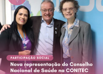Nova representação do Conselho Nacional de Saúde na CONITEC