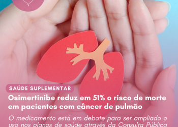 Osimertinibe reduz em 51% o risco de morte em pacientes com câncer de pulmão
