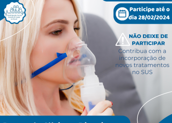 Participe da consulta pública sobre o Protocolo Clínico e Diretrizes Terapêuticas de Fibrose Cística
