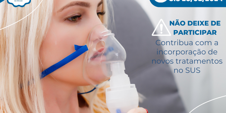 Participe da consulta pública sobre o Protocolo Clínico e Diretrizes Terapêuticas de Fibrose Cística