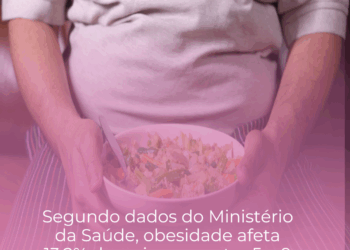 Segundo dados do Ministério da Saúde, obesidade afeta 13,2% das crianças entre 5 e 9 anos