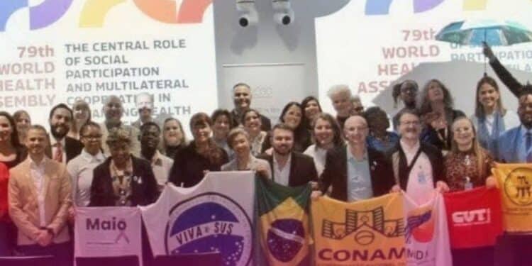 Participação social ganha centralidade na 79ª Assembleia Mundial da Saúde e projeta o SUS como referência de democracia sanitária
